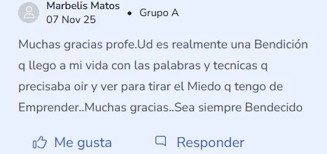 Testimonio de estudiante 1